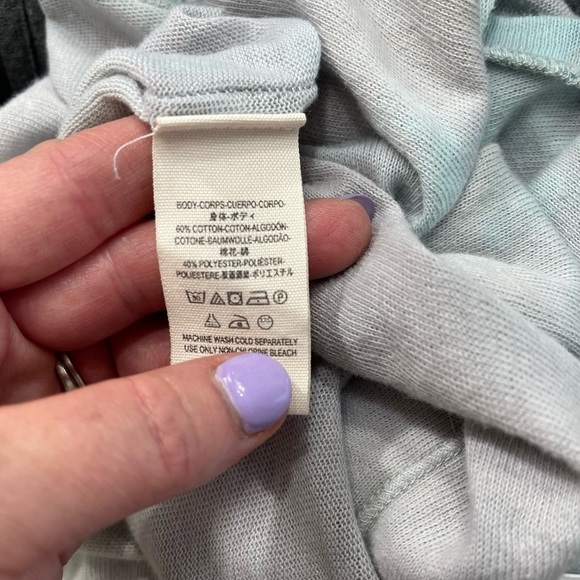 Free People Tie Dye Cut Out Back Slouchy Boho Tee NWT - Picture 14 of 14